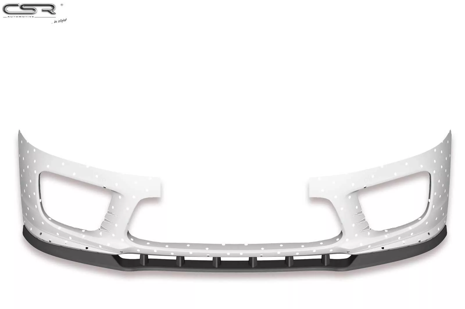 Cup-Spoilerlippe mit ABE für Porsche Panamera 1 GTS/Turbo CSL371-M Carbon Look (matt)