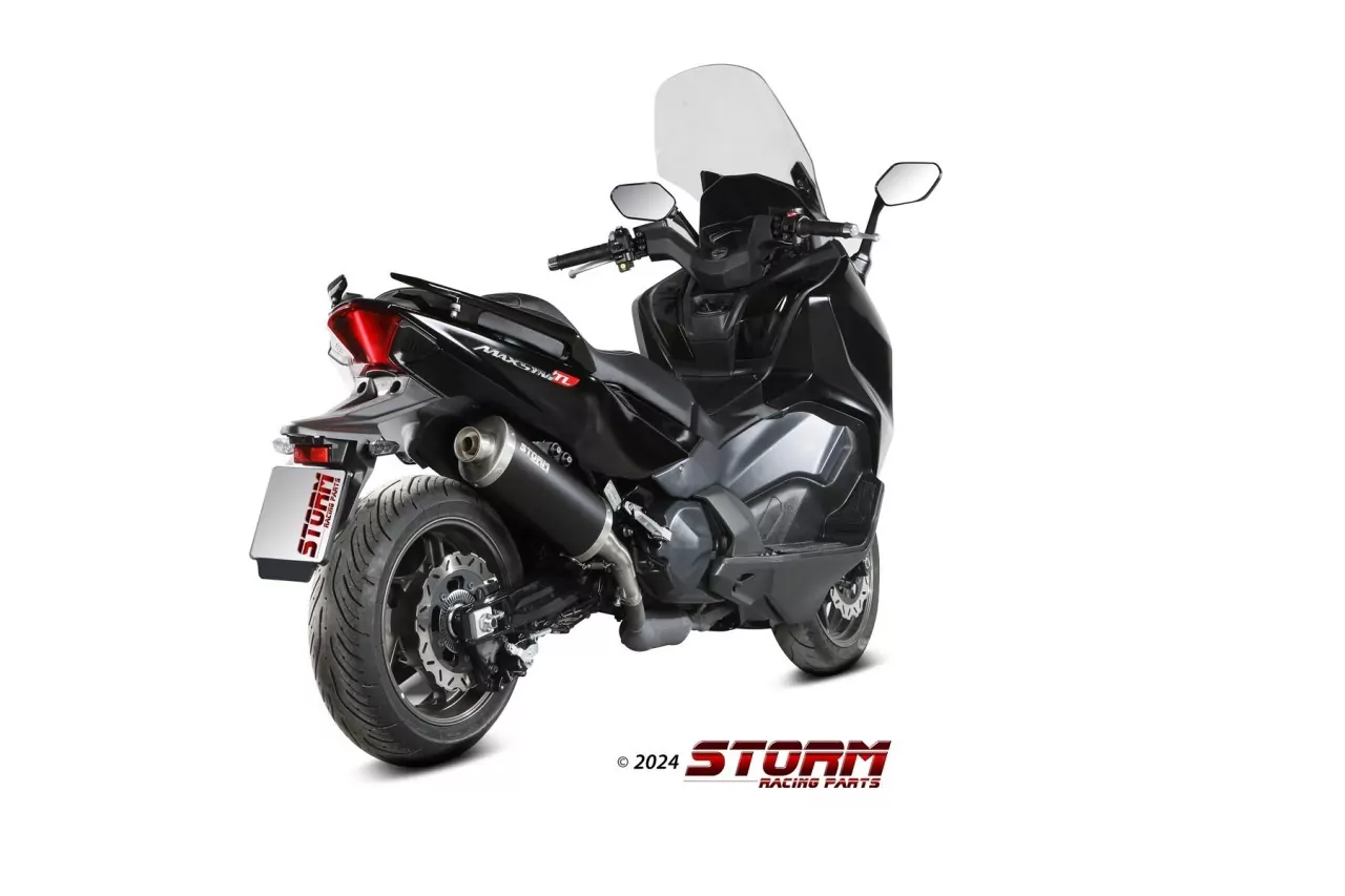 STORM By MIVV Oval Edelstahl Schwarz SYM MAXSYM TL 508 21-24