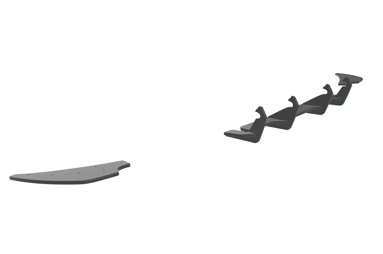 Racing Diffusor / Heckansatz für VW Golf 7 (Typ AU) R HA346