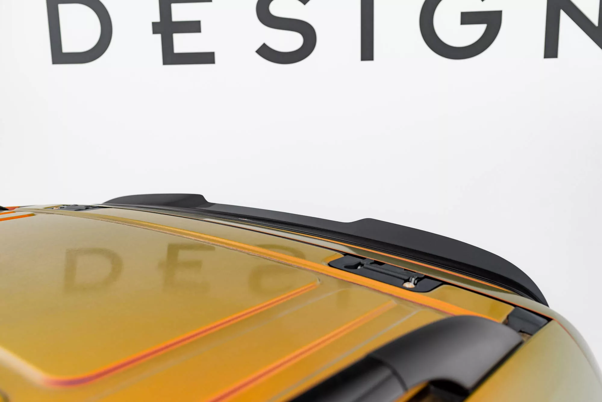 Spoiler CAP Passend Für Mercedes-Benz V-Klasse AMG-Line W447 Facelift Schwarz Hochglanz