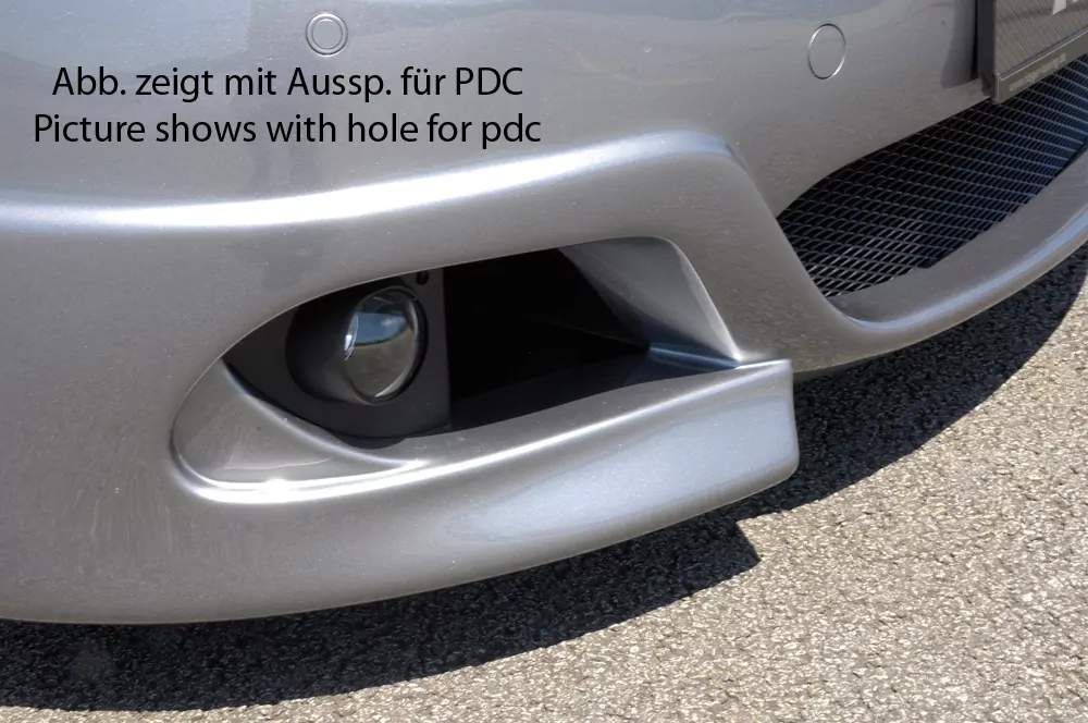 Rieger Spoilerstoßstange für BMW 5er E60 - Lim. -08 (bis Facelift) carbon optik