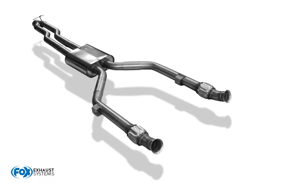 Audi 80/90 Typ 89 quattro Vorschalldämpferersatzrohr für Modelle mit kurzem Kat (Gesamtlänge Flansch/ Flansch ca. 1,9m)