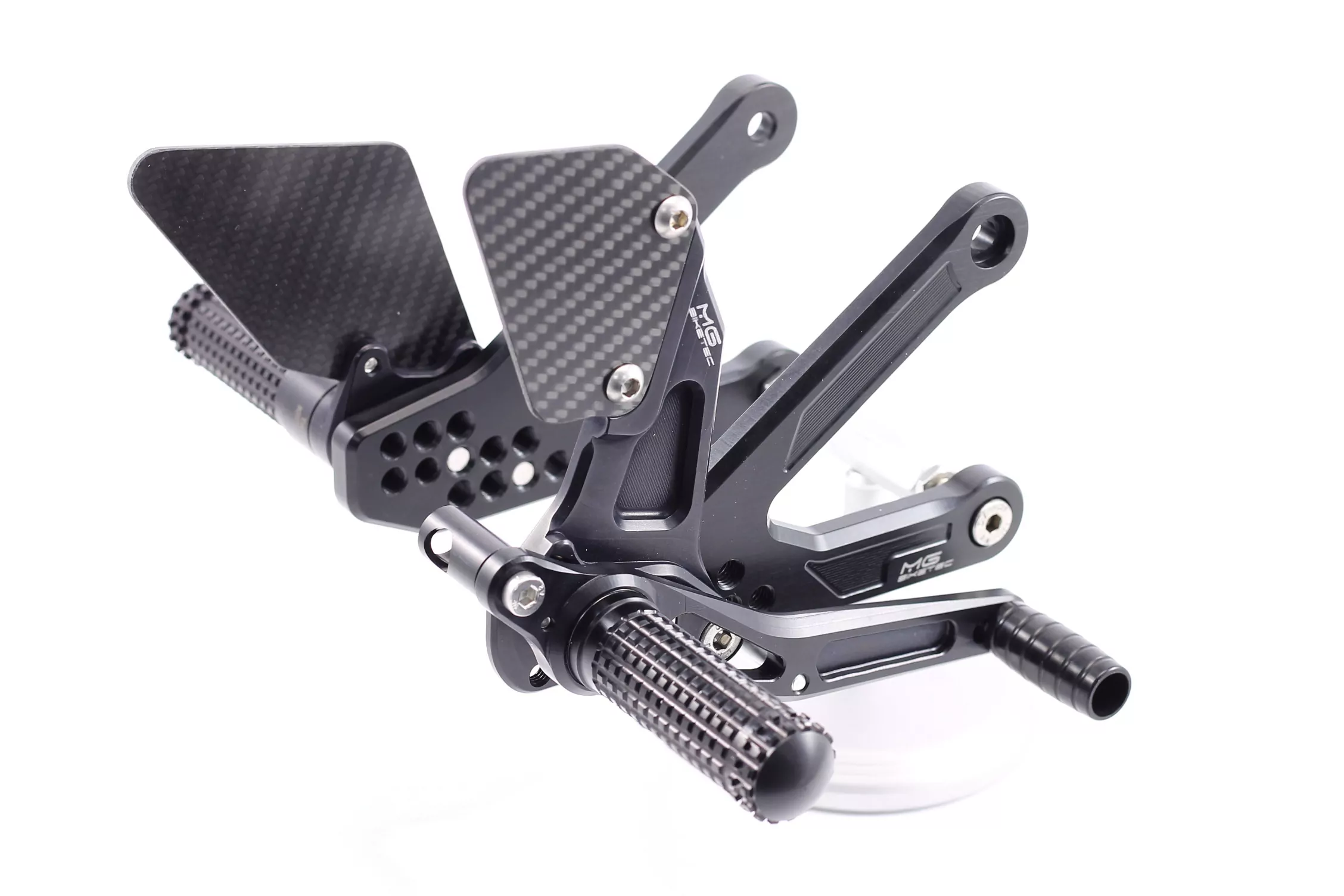 MG Biketec Sportfussrastenanlage / Rastenanlage / Fußrastenanlage mit ABE, gültig in D - A - CH für BMW S 1000 R ab 2014-2016