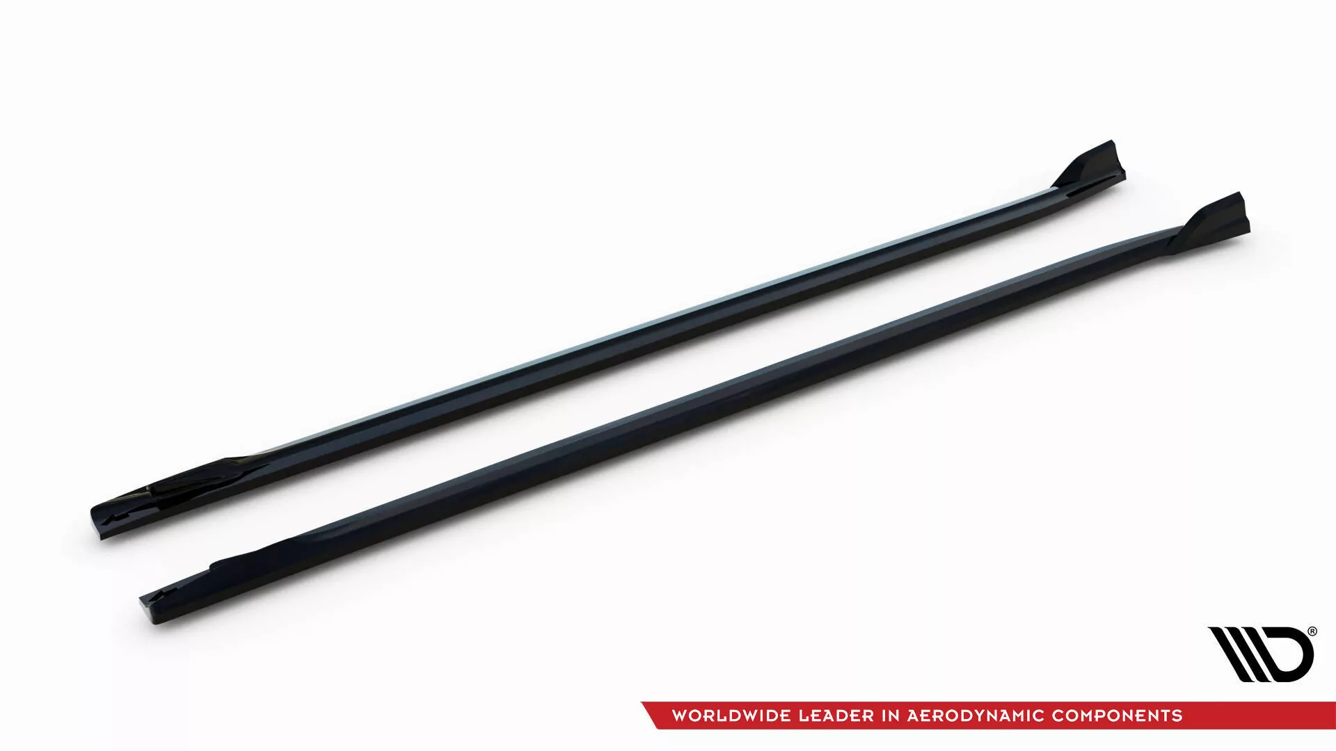 Seitenschweller Ansatz Für BMW IX3 M-Paket G08 Facelift  Schwarz Hochglanz