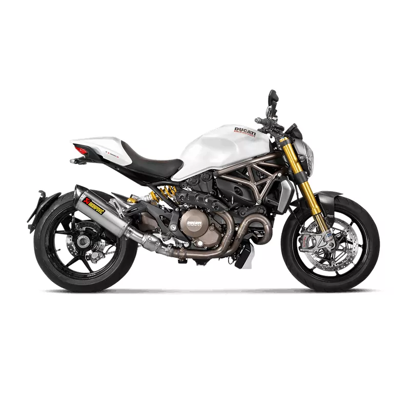 Akrapovic Link Pipe (Titanium) Auspuffanlage für Ducati Monster 1200R 2017-2020 Monster 1200 / 1200 S 2017-2020 Monster 821 2014-2020