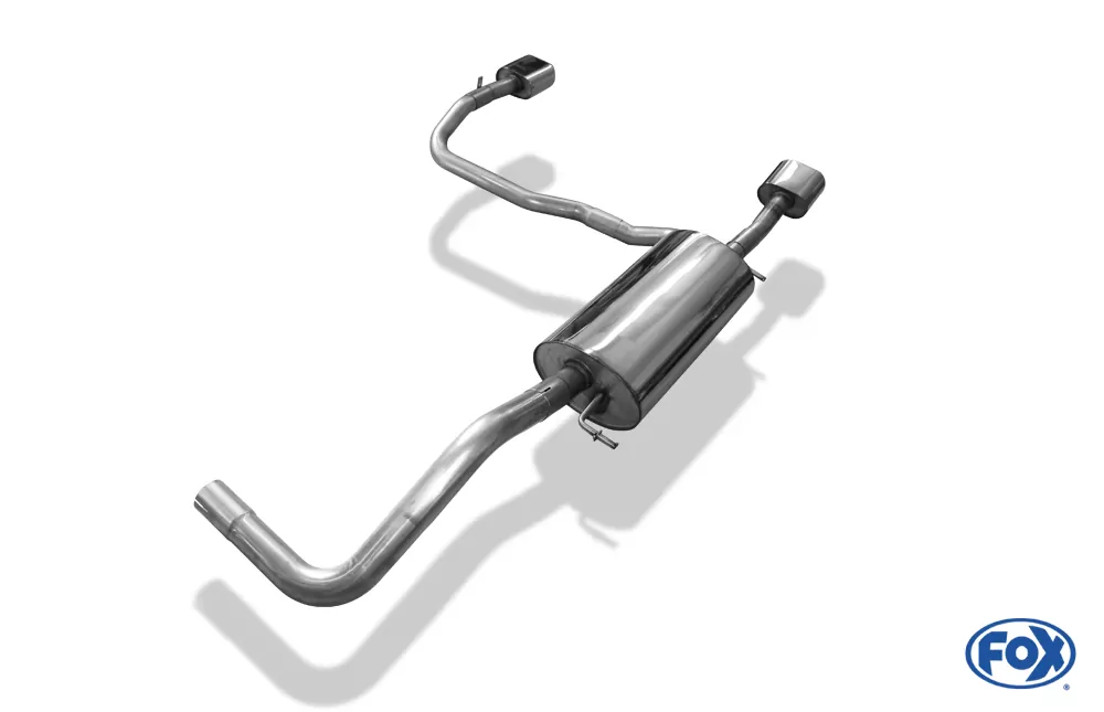 Audi A4 Typ B5  Endschalldämpfer Ausgang rechts/links - 135x80 Typ 53 rechts/links