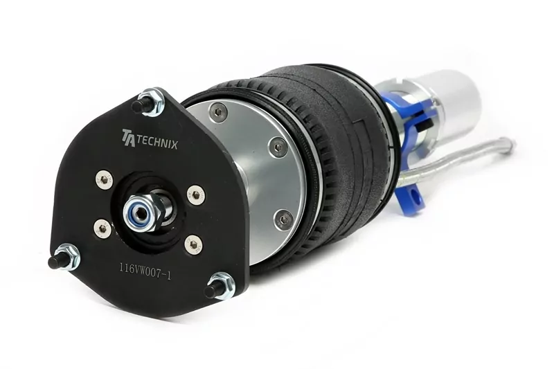 TA Technix Luftdämpfersatz mit Verstellsystem passend für Seat Ibiza V (KJ), VW Polo VI (AW)