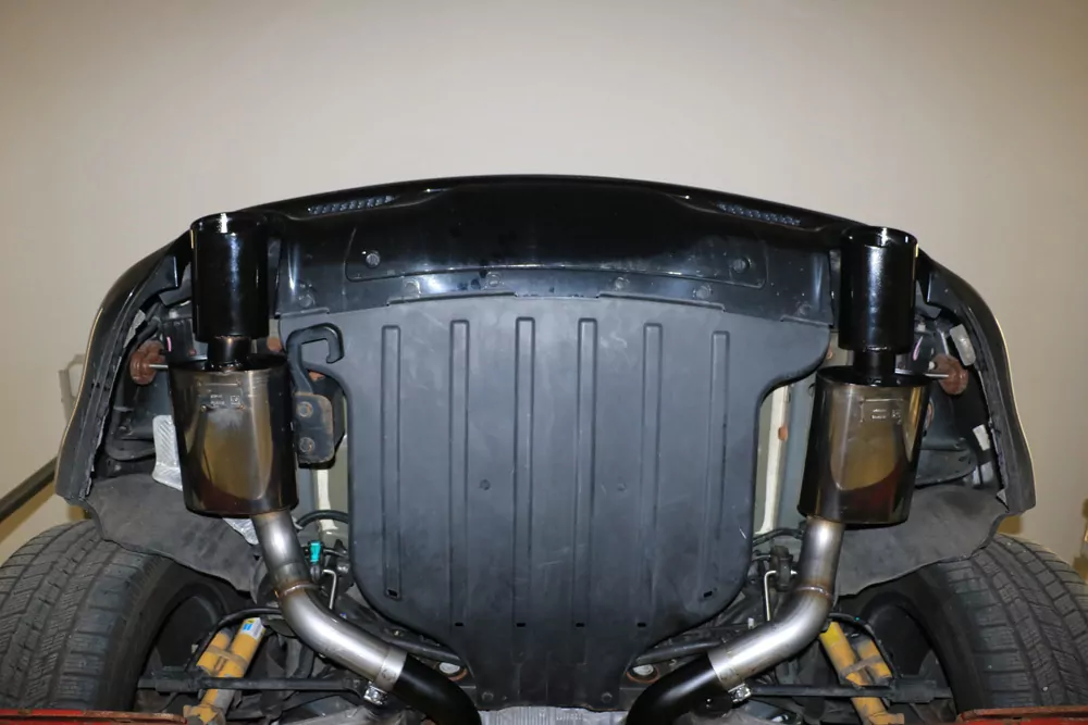 Jeep Grand Cherokee WK II - 6,4l SRT8 bis 2014 Endschalldämpfer rechts/links - 129x106 Typ 44 rechts/links SCHWARZ glänzend emalliert