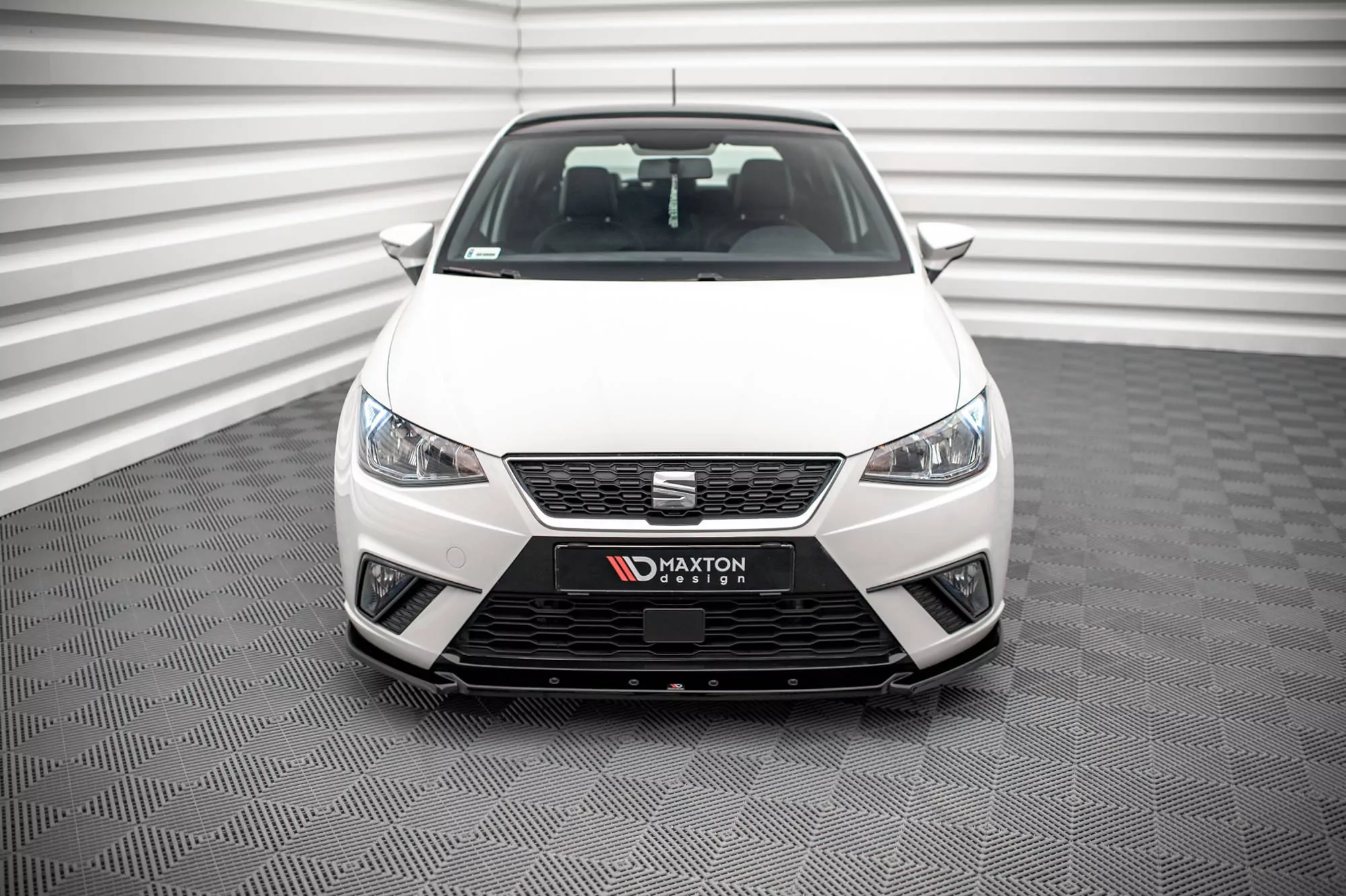 Front Ansatz V.2 Für Seat Ibiza FR/ Standard Mk5 Schwarz Hochglanz