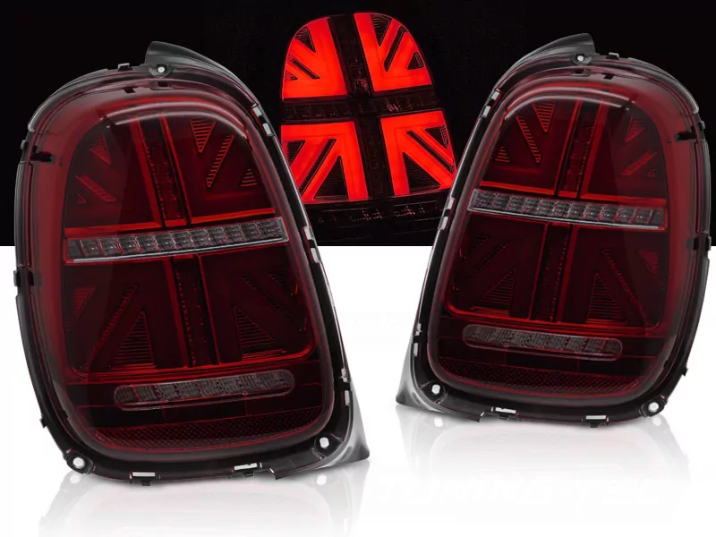 Led Tail Lights Red Smoke Seq Fits Mini Cooper F55 F56 F57 14-17 6-pin