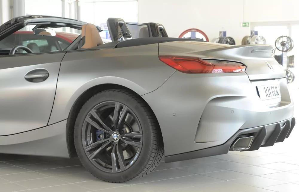 Rieger Heckeinsatz matt schwarz für BMW Z4 (G4Z/G29) Roadster 03.19-
