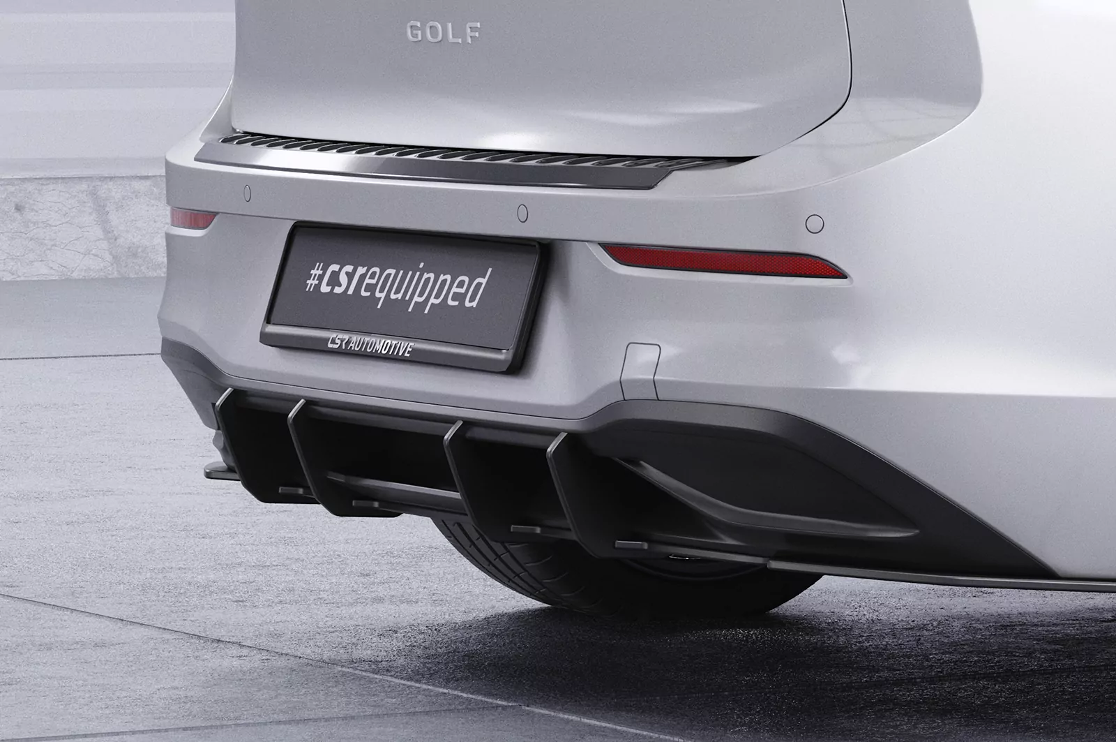 Racing Diffusor / Heckansatz für VW Golf 8 (Typ CD) Life HA410