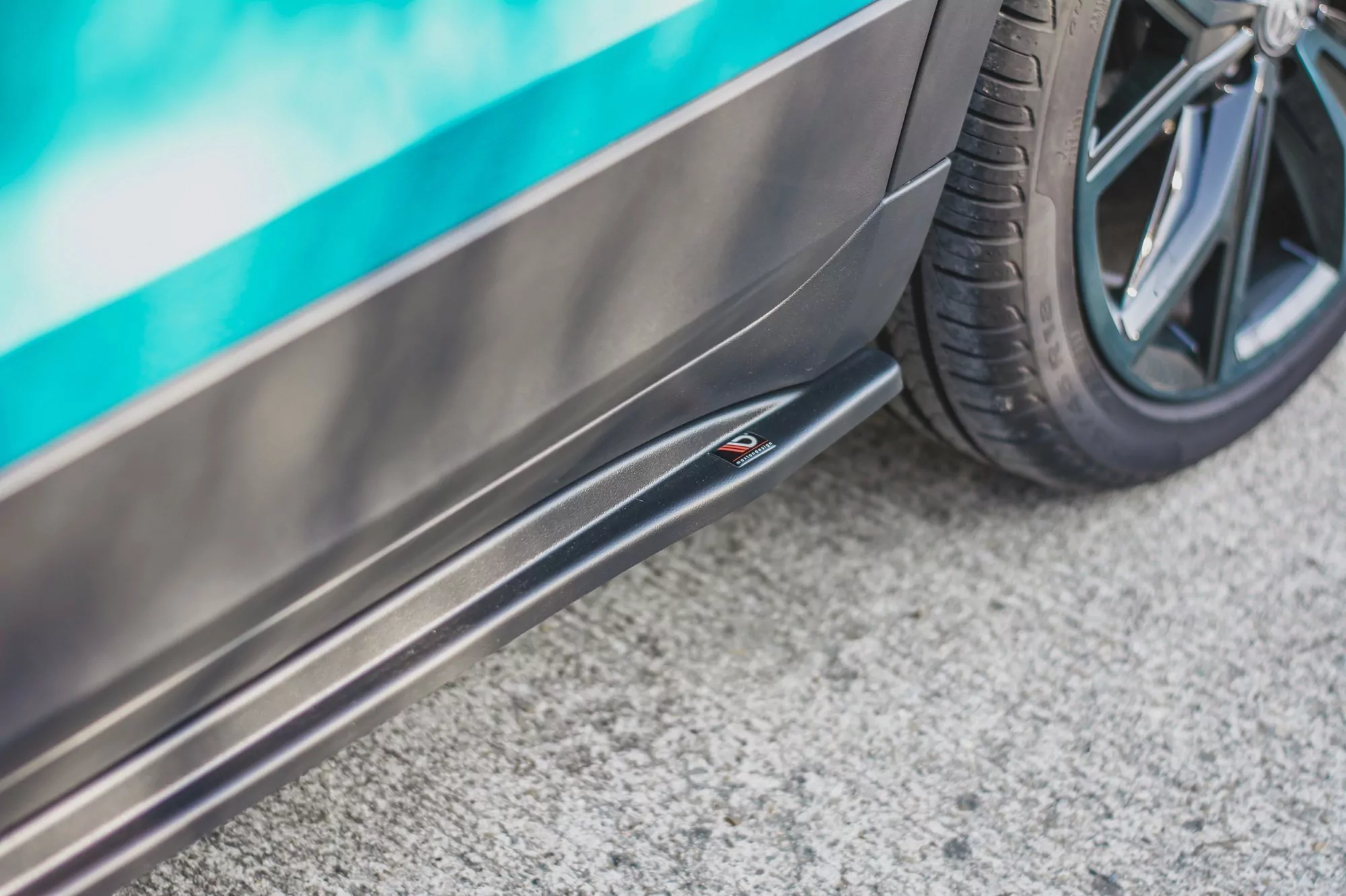 Seitenschweller Ansatz Passend Für Passend Für VW T-Cross Schwarz Hochglanz Schwarz Hochglanz