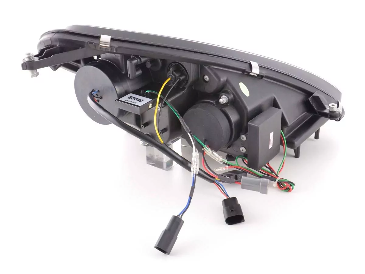 Scheinwerfer Set Xenon Daylight LED Tagfahrlicht Mercedes SLK R171 schwarz