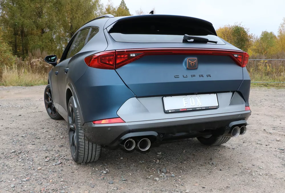 CUPRA Formentor 4x4  Halbanlage ab Kat - 2x100 Typ 25 innen und 2x90 Typ 25 außen - mit 2 elektronischen Klappen