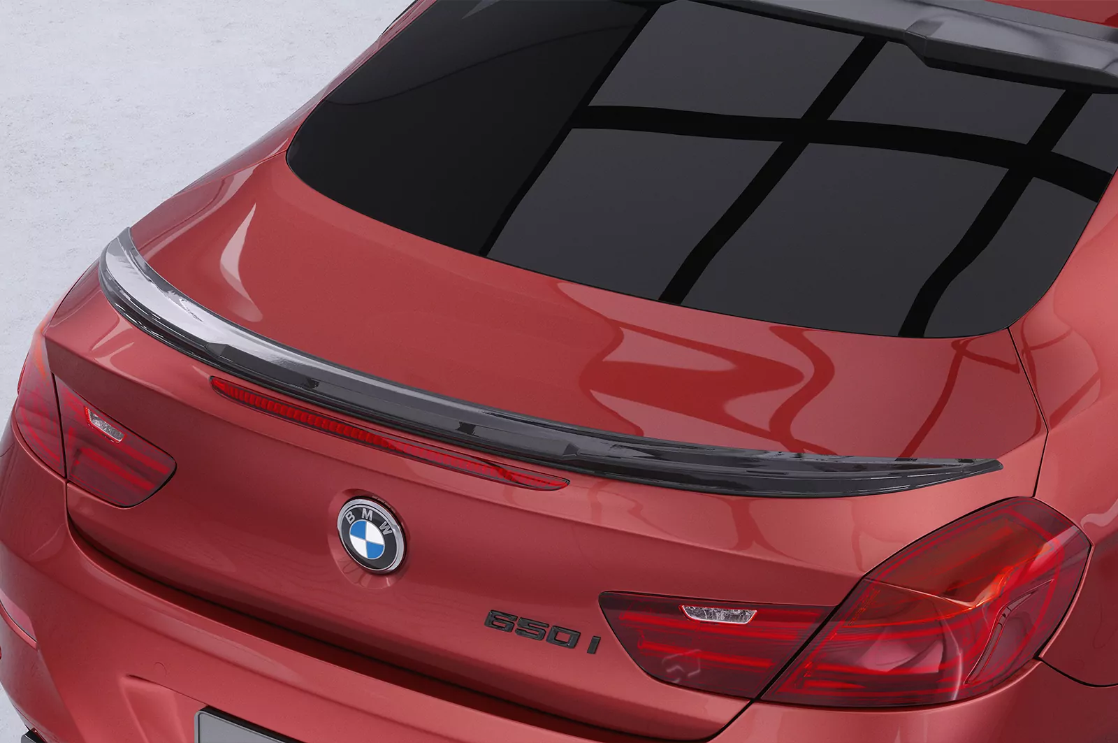 Heckflügel mit ABE für BMW 6er F12 / F13 HF969 Schwarz Strukturiert