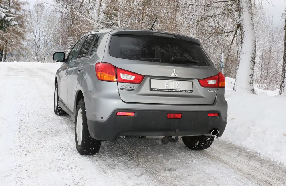 Mitsubishi ASX Frontantrieb - Typ GAO  Endschalldämpfer Ausgang rechts - 129x106 Typ 44
