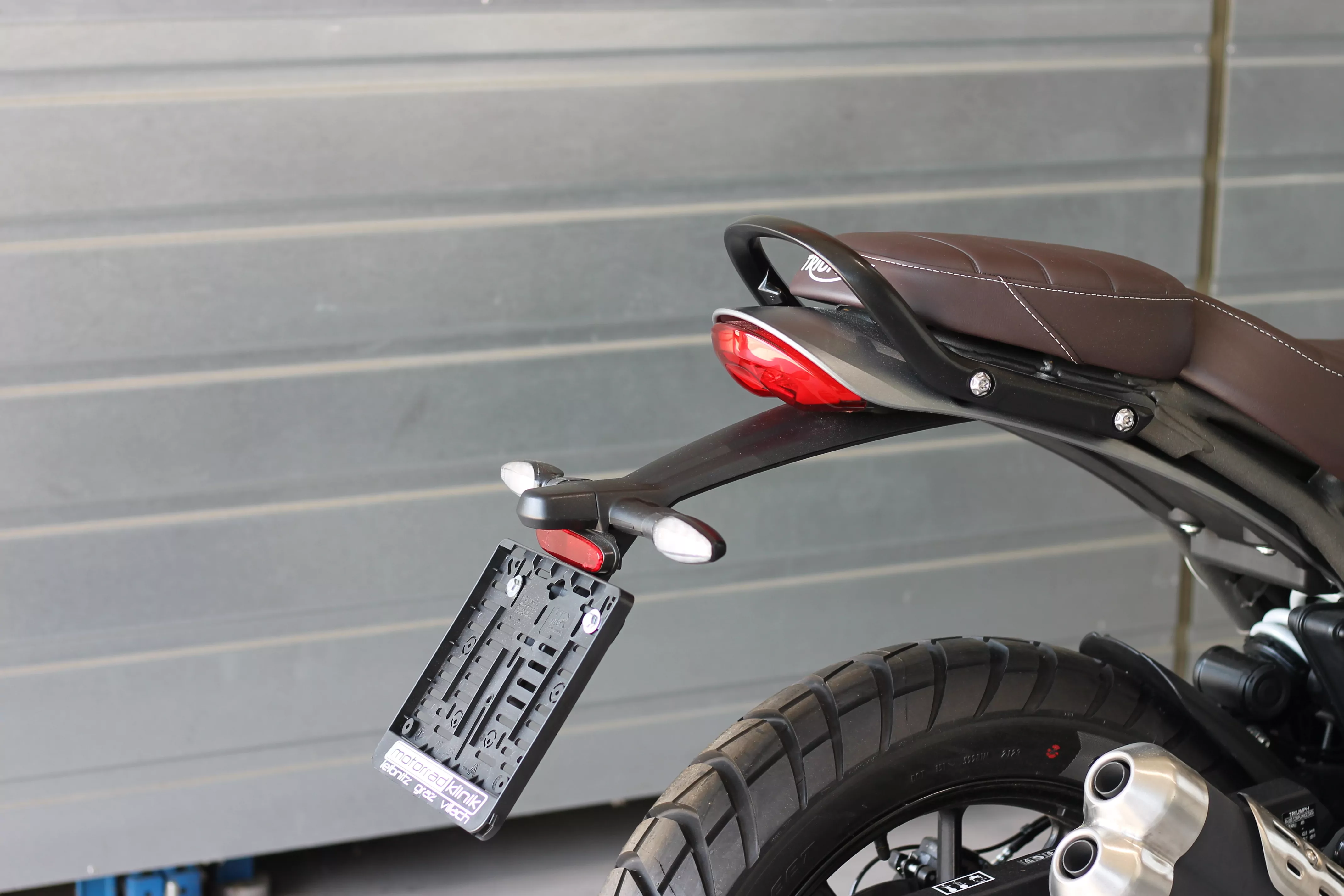 MG Biketec Kennzeichenhalter für Triumph Scrambler 400 X ab 2024