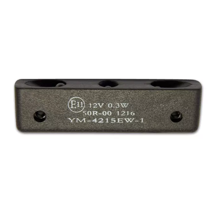 LED-Kennzeichenbeleuchtung"Trio" | inkl. Klebeband schwarz | 3 Led's | B44 x H7 x T12 mm | E-geprüft