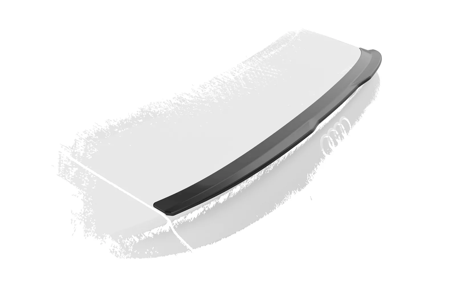 Heckflügel mit ABE für Audi A3 8Y Limousine HF888 Schwarz Strukturiert