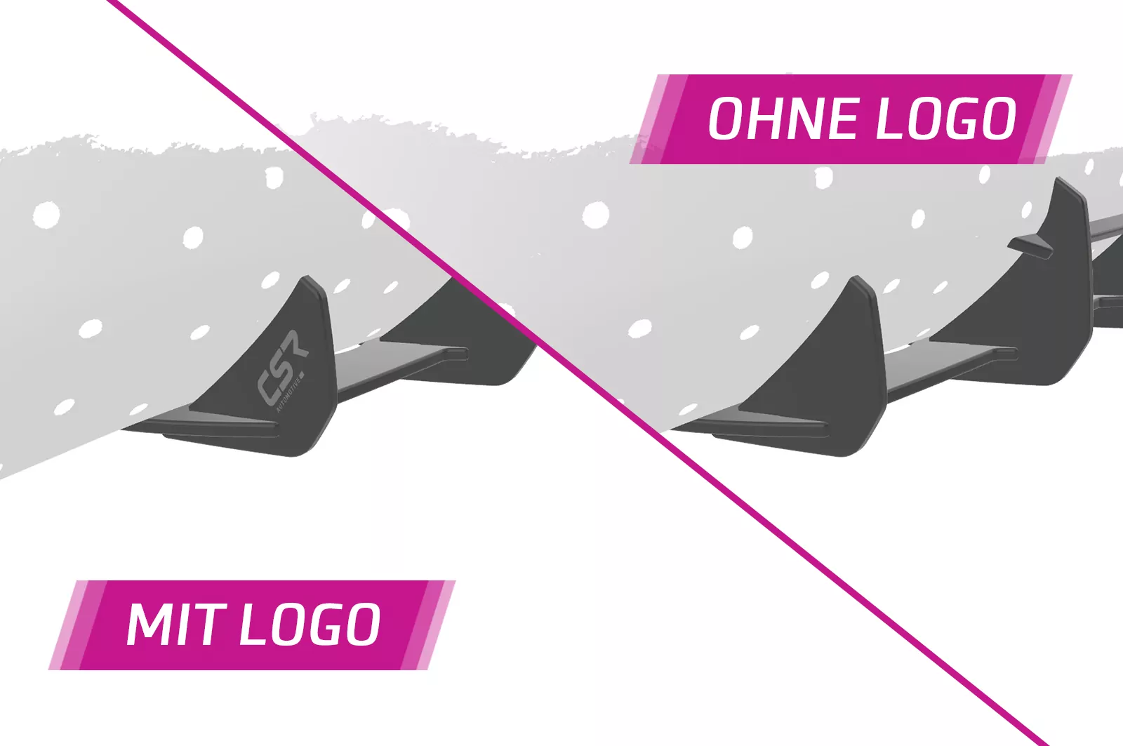 Racing Diffusor / Heckansatz für Opel Adam HA363