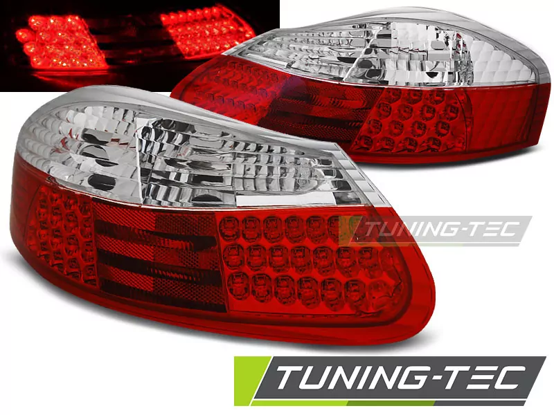 Led Tail Lights Red White Fits Porsche Boxster 96-04