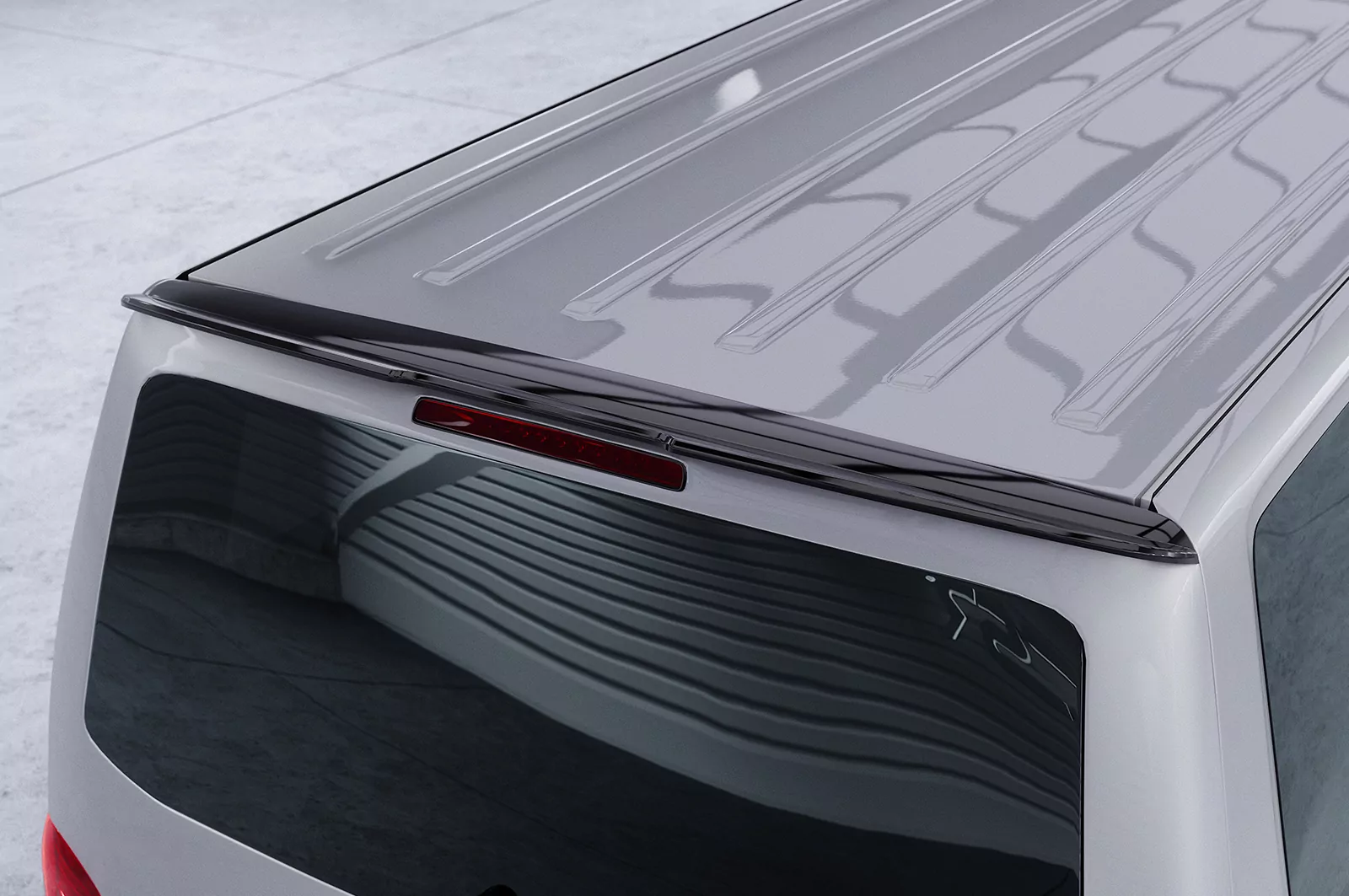 Heckflügel mit ABE für VW T5 HF808 Strukturiert (schwarz matt)