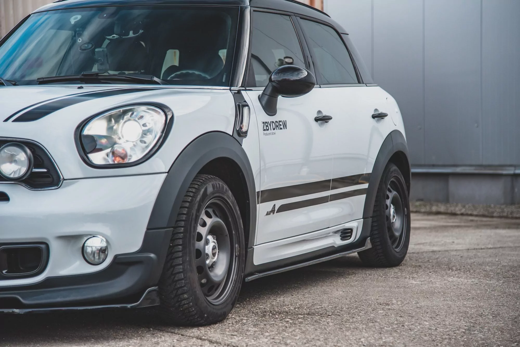 Seitenschweller Ansatz Passend Für Passend Für Mini Countryman Mk1 JCW  Schwarz Hochglanz Schwarz Hochglanz