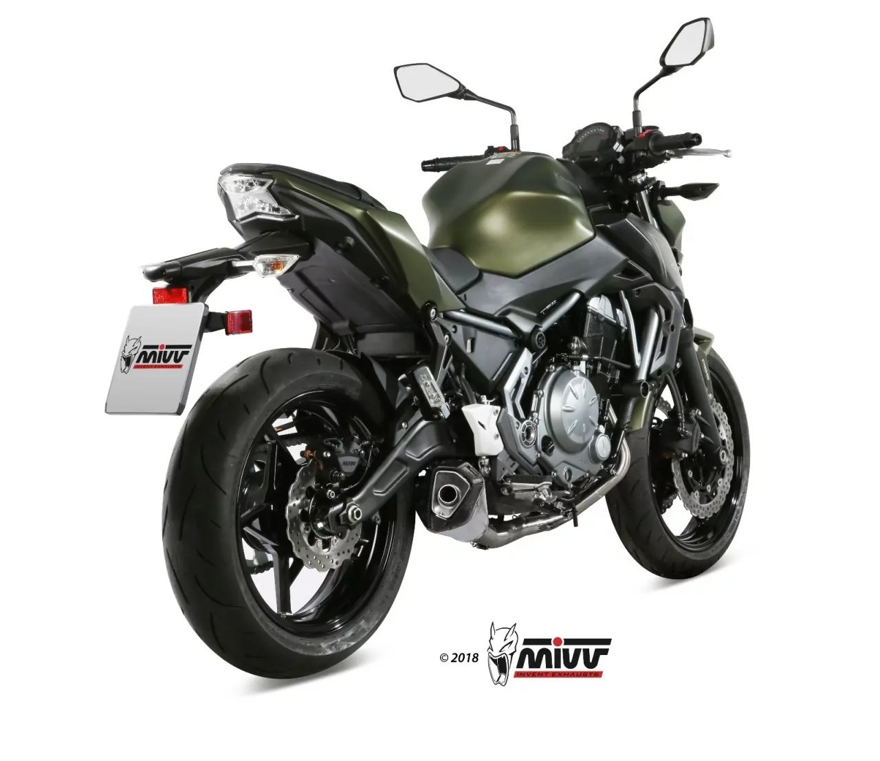 MIVV DELTA RACE Edelstahl KAWASAKI Z650-Ninja 650 17-23