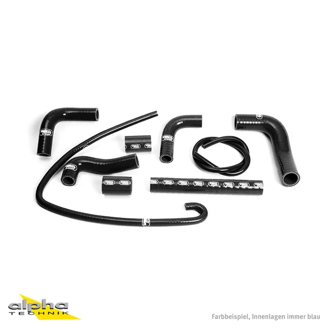 SAMCO SPORT Siliconschlauch Kit schwarz für Ducati Monster Modelljahr 2006-2009