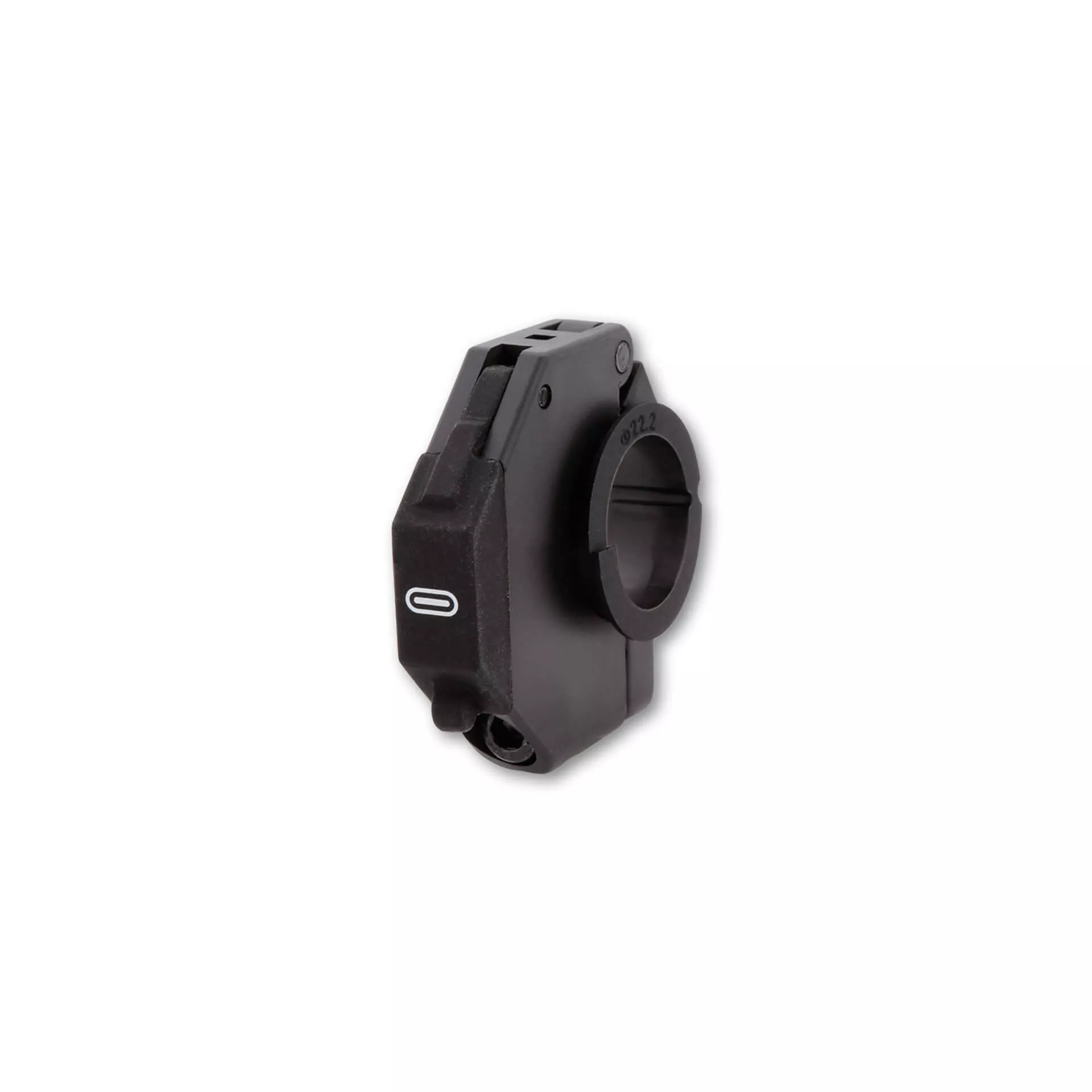 DAYTONA SLIM 1-fach USB Typ C Steckdose, zur Lenkermontage, 5V/ 3A, 9V/ 2A,12V/1,5A