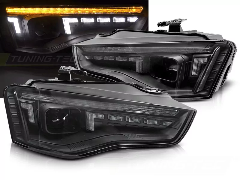 Led Headlights Led Black Seq Fits Audi A5 11-16