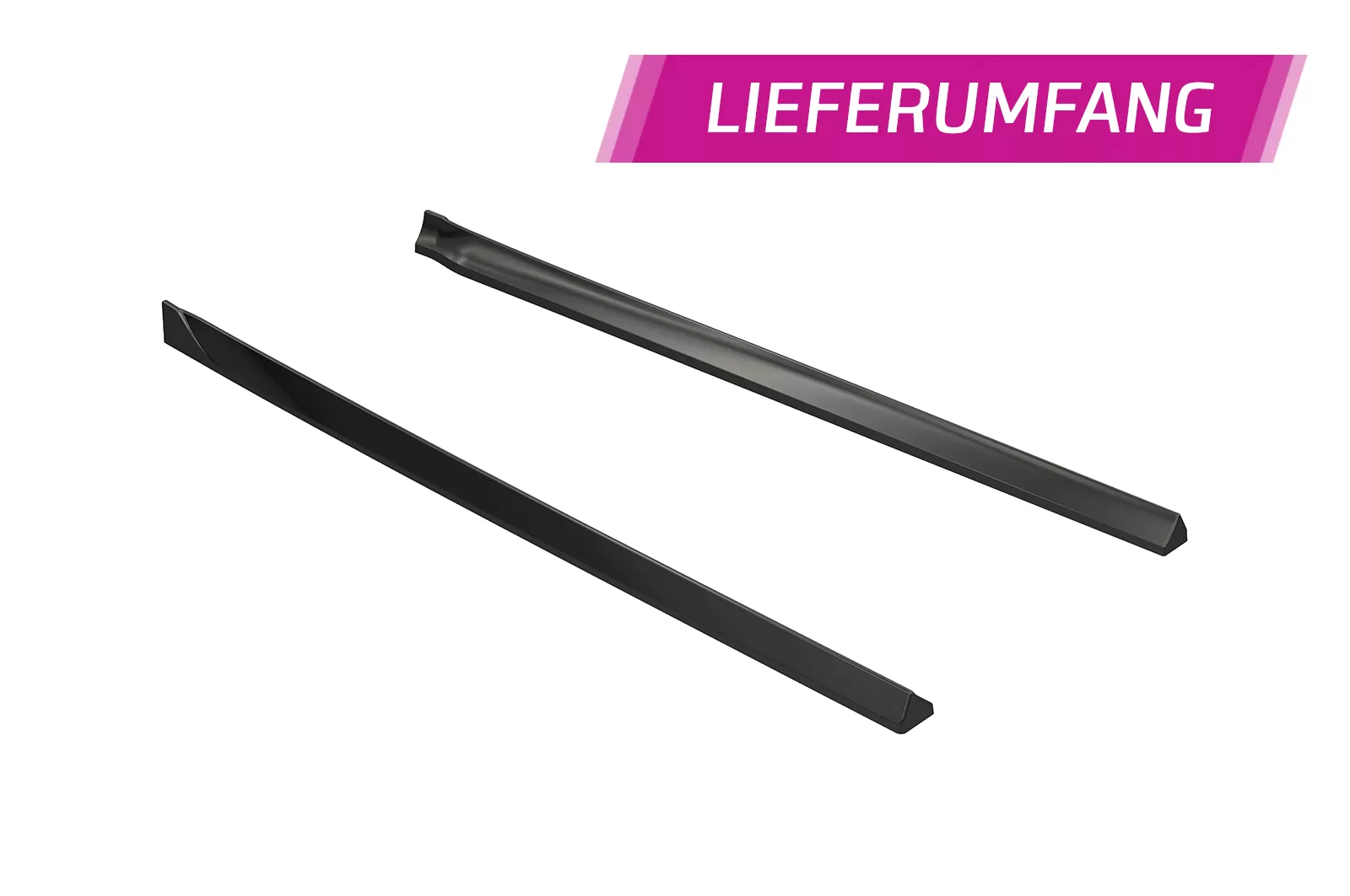 Seitenschweller für Fiat Abarth 595 SS475 Schwarz Strukturiert