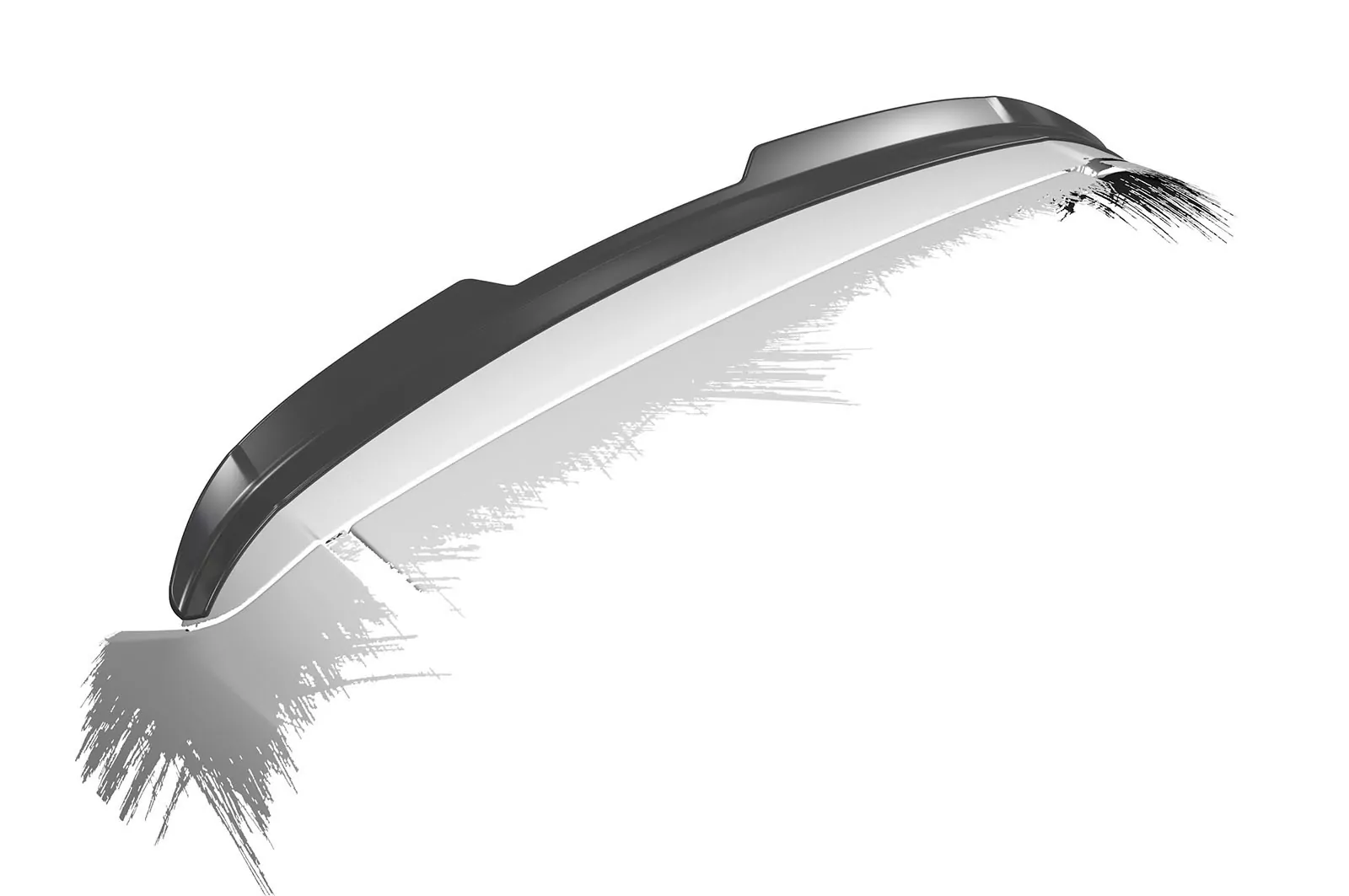 Heckflügel mit ABE für Opel Corsa E HF832 Strukturiert (schwarz matt)