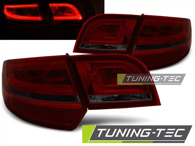 Led Tail Lights Red Smoke Fits Audi A3 8p 04-08 Sportback