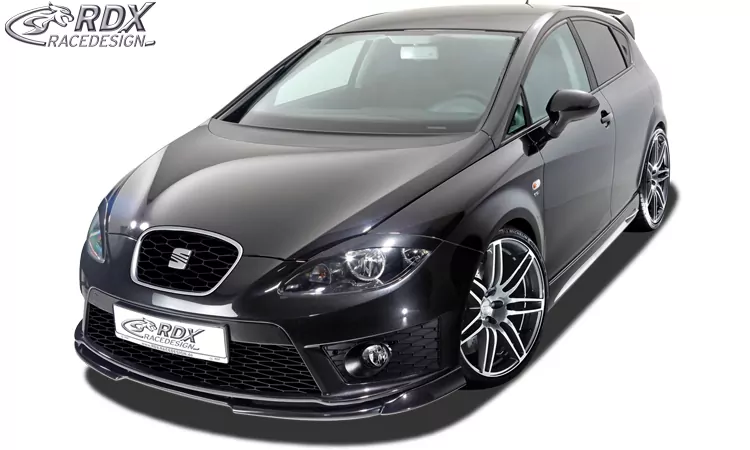 RDX Frontspoiler VARIO-X für SEAT Leon 1P Facelift 2009+ FR & Cupra Frontlippe Front Ansatz Vorne Spoilerlippe