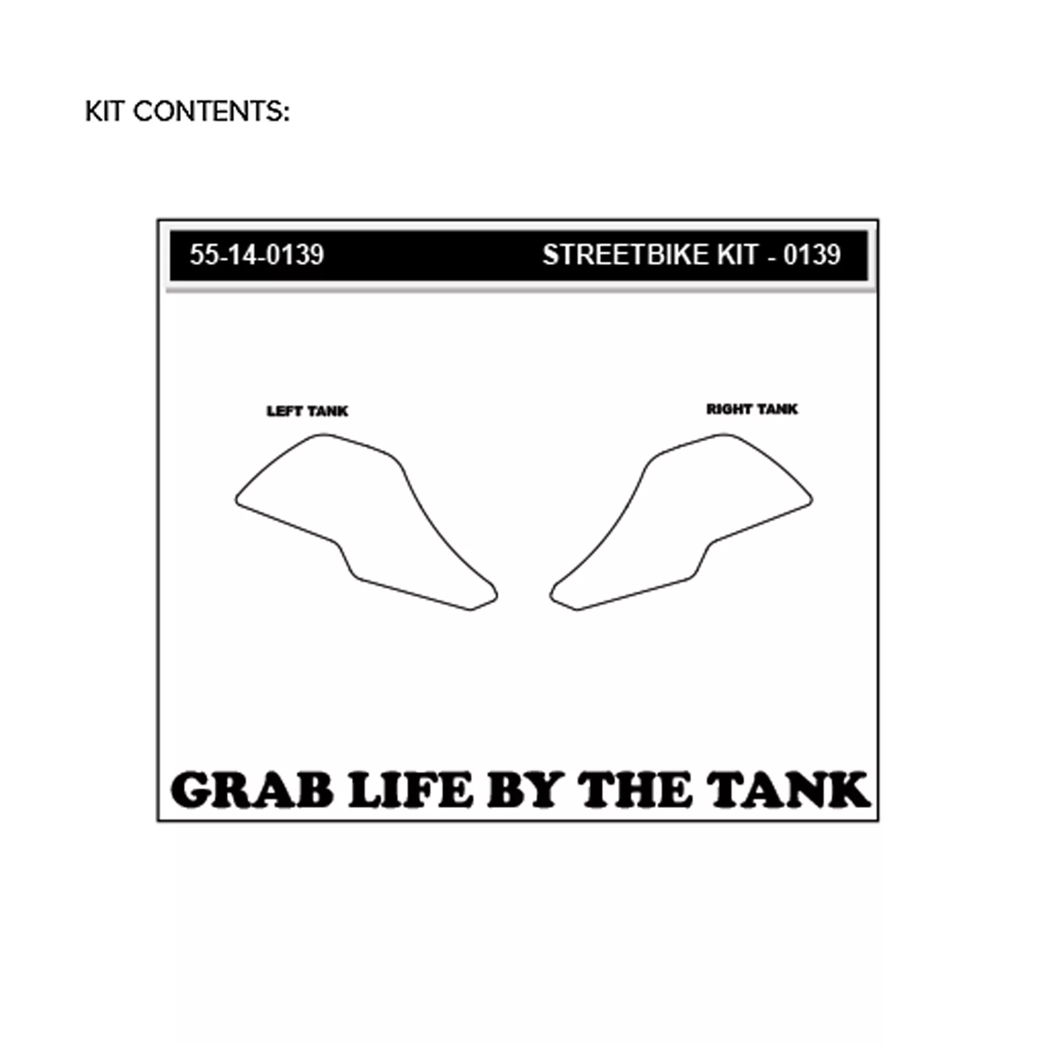 Stompgrip Traction Pad Icon für Honda MSX125 / Grom 17-20 Klar