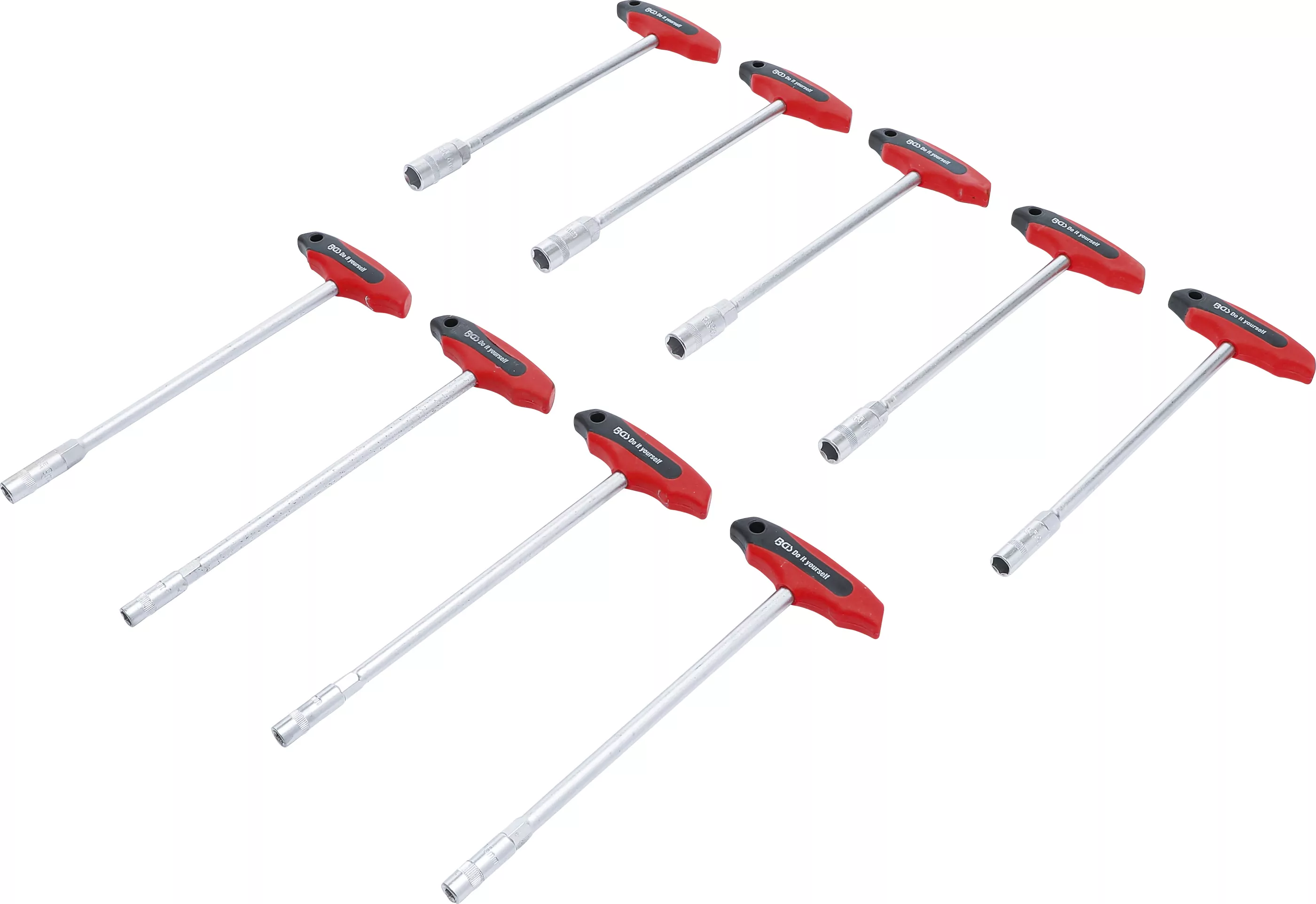 Steckschlüssel-Satz mit T-Griff | SW 6 - 14 mm | 9-tlg.