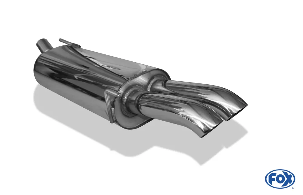 VW Golf IV Cabriolet  Endschalldämpfer - 2x63 Typ 28