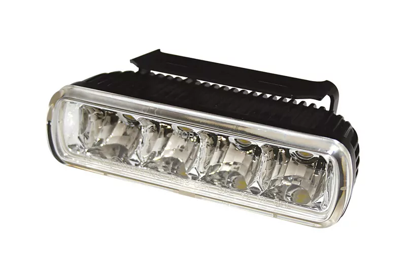 HIGHSIDER pro LED Daytime Running Light Black Rectangular (1pc)