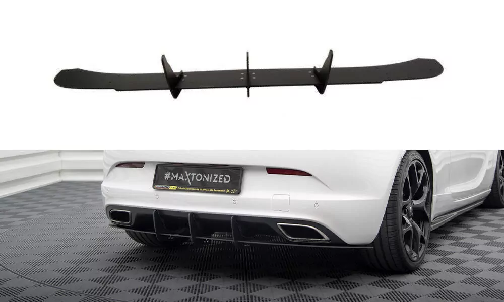 Diffusor Heck Ansatz Passend Für Heckschürze Passend Für OPEL ASTRA J OPC / VXR