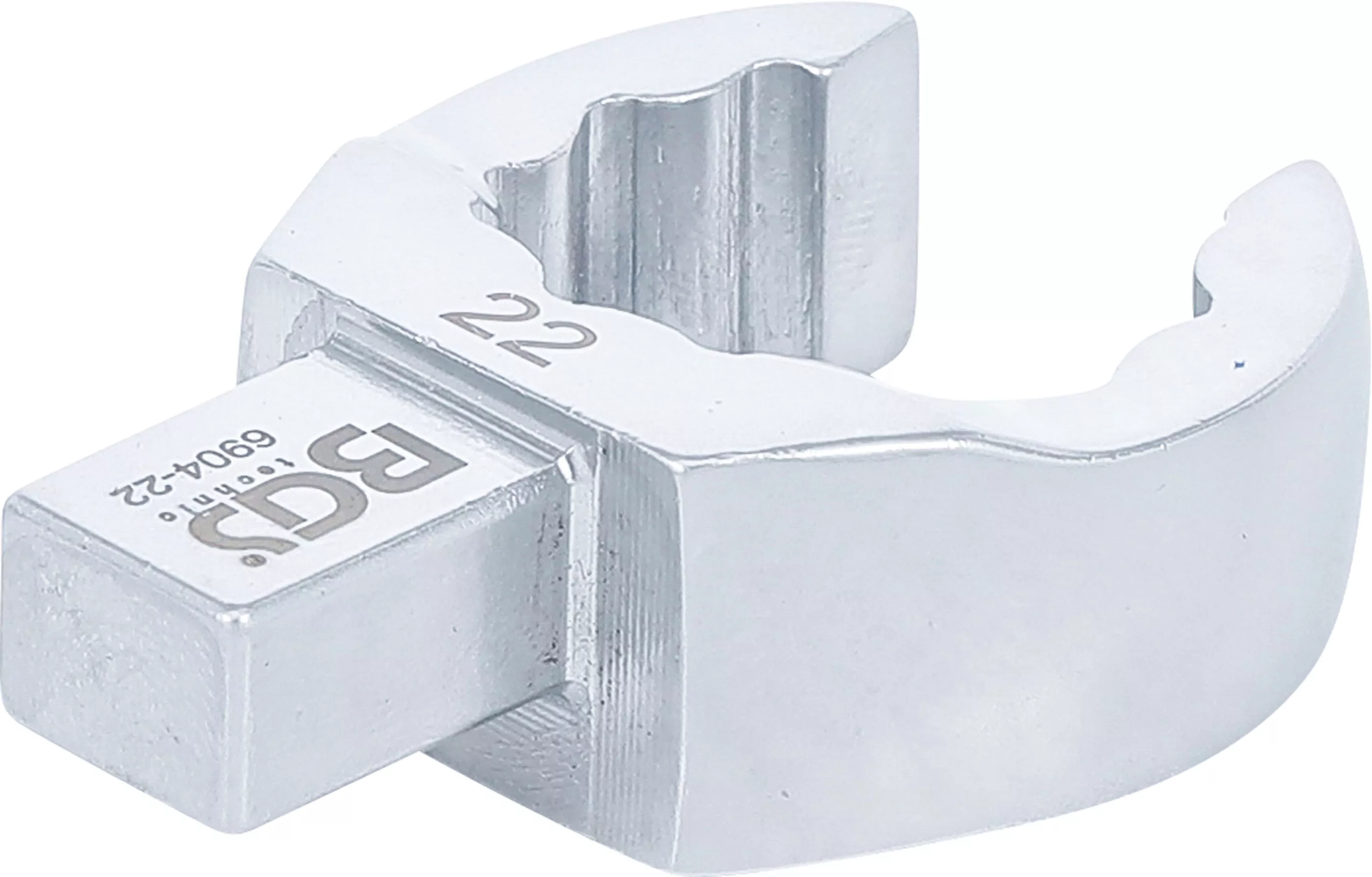 Einsteck-Ringschlüssel | offen | 22 mm | Aufnahme 9 x 12 mm