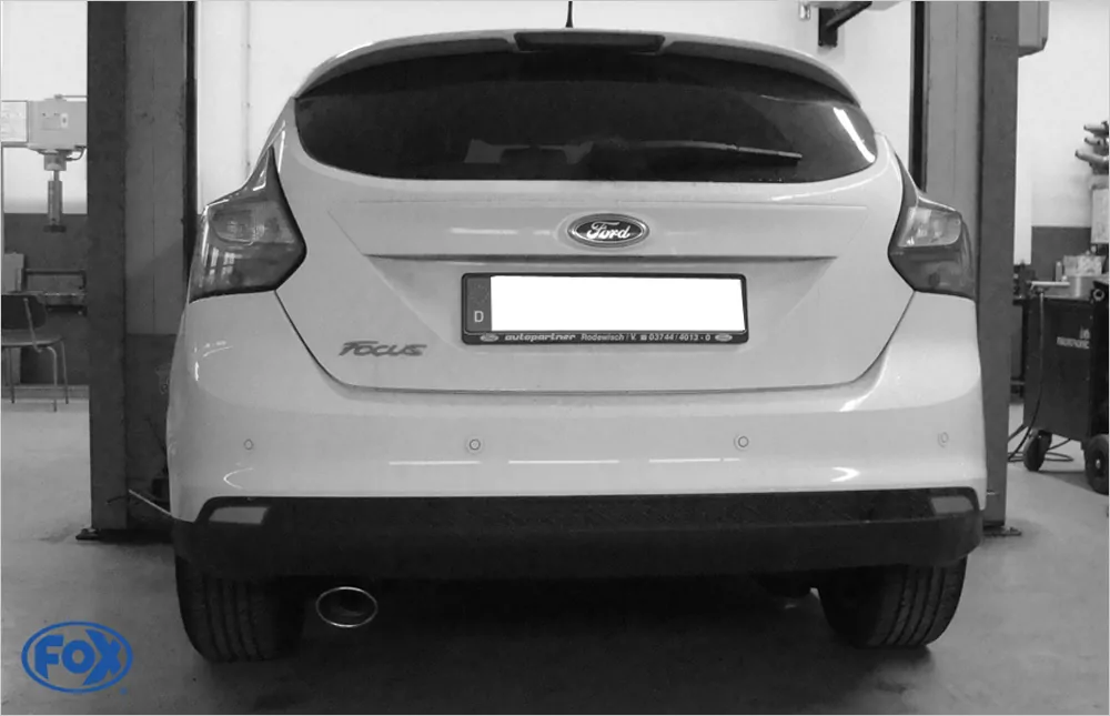 Ford Focus III Fließheck - Diesel  Endschalldämpfer einseitig - 106x71 Typ 32