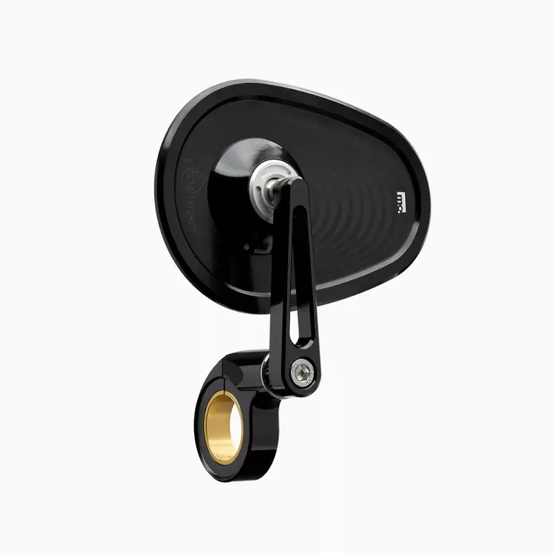 MOTOGADGET Mo.view Club 60 Flip, Glass-free Rearview Mirror, 45 Degree Angle