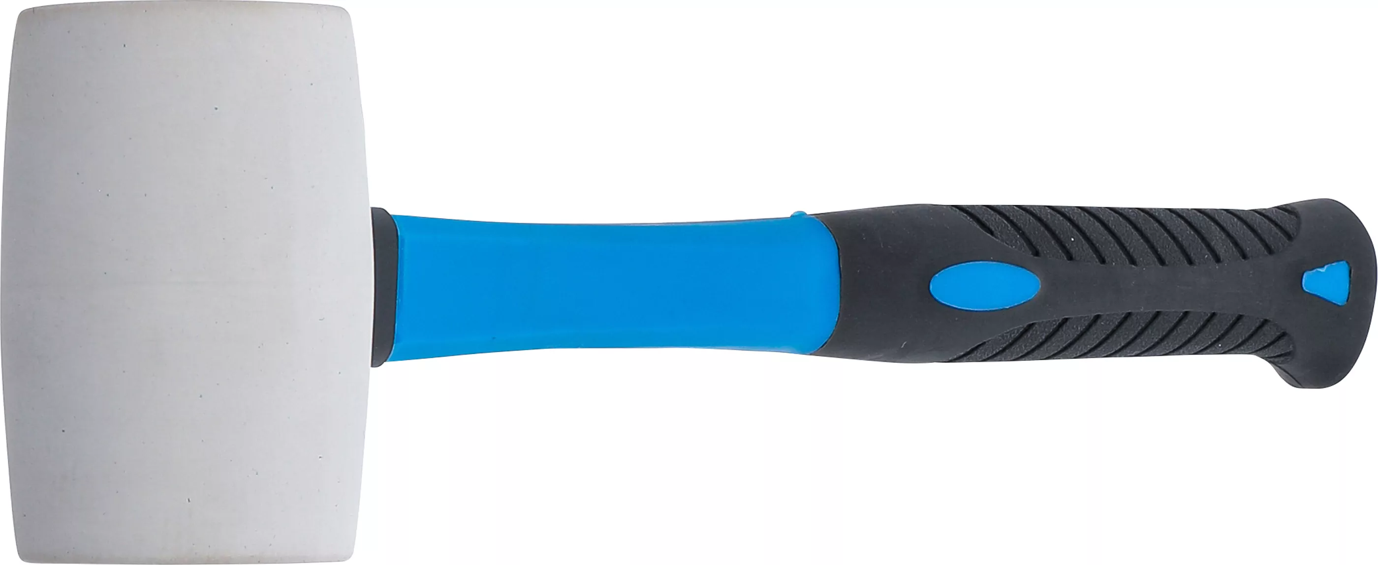 Gummihammer | Fiberglasstiel | weißer Kopf | Ø 48 mm | 250 g
