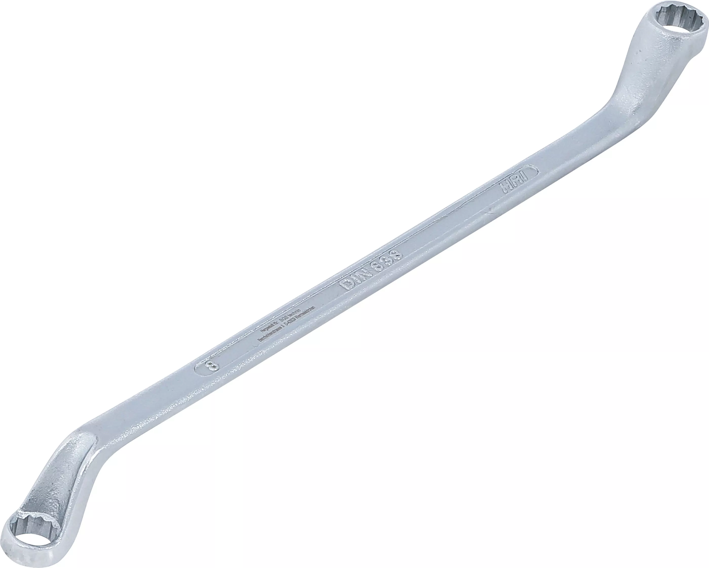 Doppel-Ringschlüssel, gekröpft | SW 8 x 9 mm