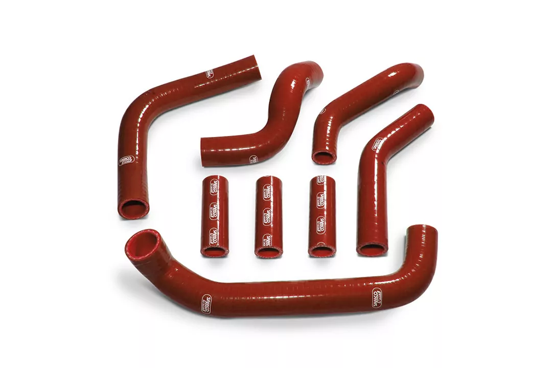 SAMCO SPORT Siliconschlauch Kit viper red für Suzuki GSXR750W GSXR1100W Modelljahr 1992-1998