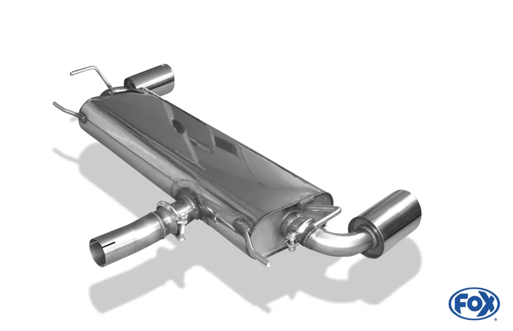Renault Koleos Diesel  Endschalldämpfer quer Ausgang rechts/links - 1x100 Typ 17 rechts/links