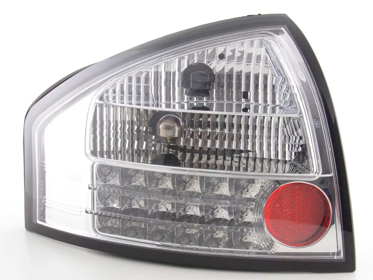 LED Rückleuchten Set Audi A6 Limousine Typ 4B Bj. 97-03 chrom