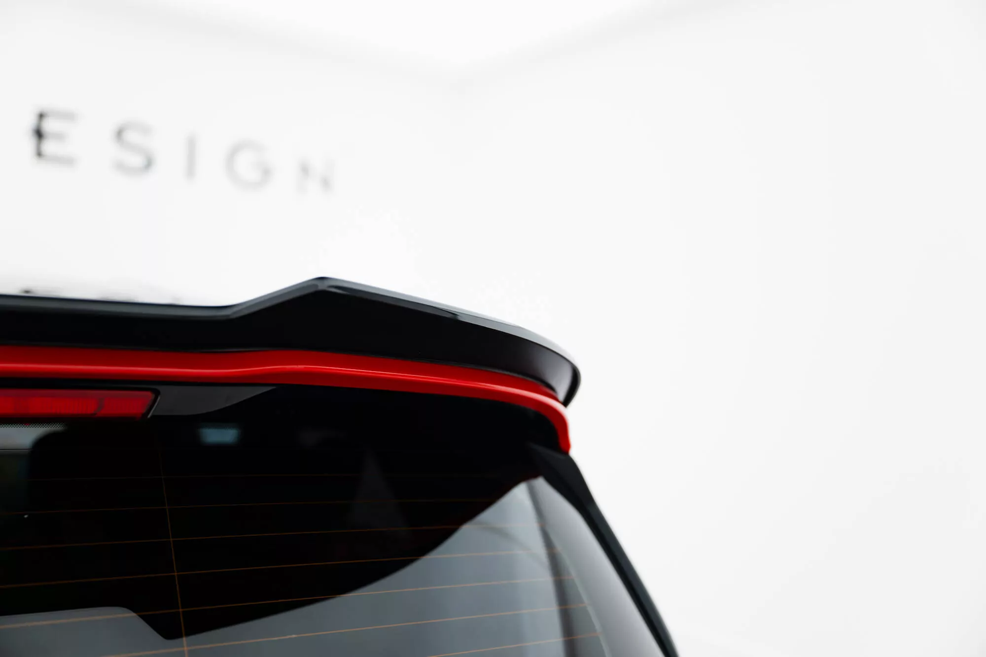 Spoiler CAP Passend Für Passend Für Ford Fiesta Mk8 ST Schwarz Hochglanz Schwarz Hochglanz